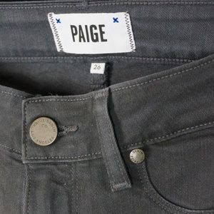 Paige Grey wax coated Skinnies